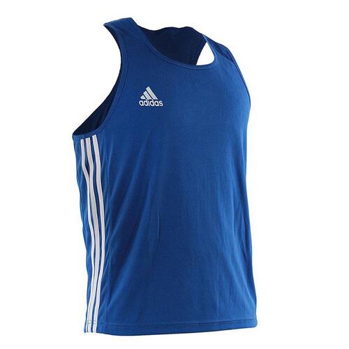 ADIDAS - Base Punch AIBA Approved Boxing Singlet - Blue/Small