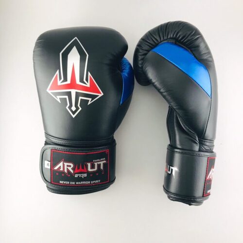 ARWUT - BG2 Boxing Gloves - Black/Blue - 14oz