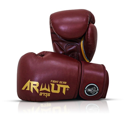 ARWUT - BG5 Muay Thai Boxing Gloves - Crimson Red/8oz