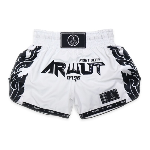 ARWUT - 'Ascent' Muay Thai Shorts - Frost White/Small