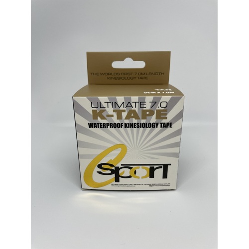 COAST SPORTS - Ultimate K-Tape - 7m Roll - Tan