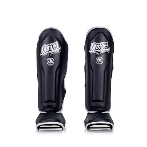 DANGER - Supermax Shin Guards - Black/Extra Large