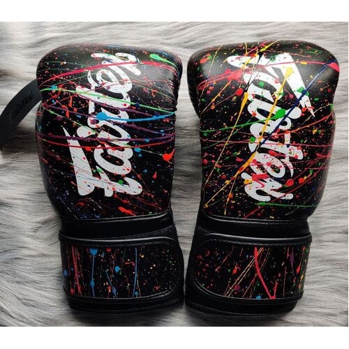FAIRTEX - Black Painter Boxing Gloves (BGV14PT) - 10oz