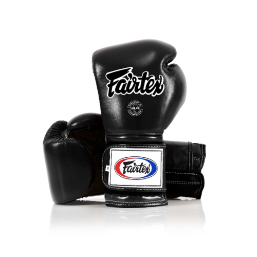 FAIRTEX - "Heavy Hitter" Mexican Style Boxing Gloves (BGV9) - Black/16oz