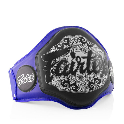 FAIRTEX - Triple Champ Microfibre Belly Pad (BPV3) - Blue w/ Black Front