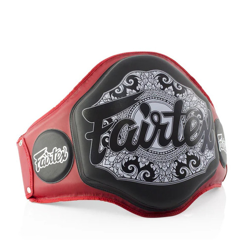 FAIRTEX - Triple Champ Microfibre Belly Pad (BPV3) - Red w/ Black Front