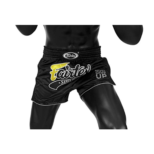 Black Slim Cut Muay Thai Boxing Shorts (BS1708)