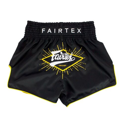 FAIRTEX - "Focus" Black Muay Thai Shorts (BS1903) - Small