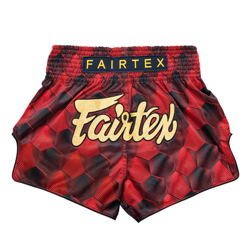FAIRTEX - "Stealth" Red Muay Thai Shorts (BS1919) - Small