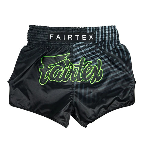FAIRTEX - Racer Black Muay Thai Shorts (BS1924) - Large