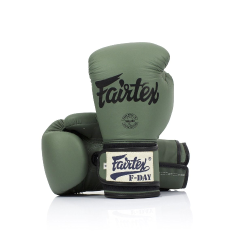 FAIRTEX F Day Limited Edition Army Green Boxing Gloves BGV11