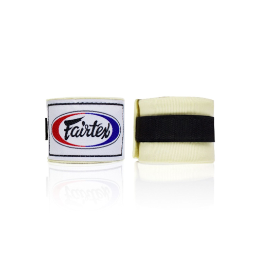 FAIRTEX - Elasticised Hand Wraps (HW2) - 180inch/450cm - Cream 