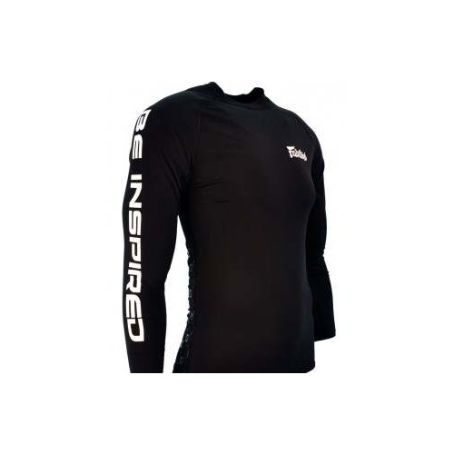 FAIRTEX - Long Sleeve Rash Guard - Black (RG1) - Medium