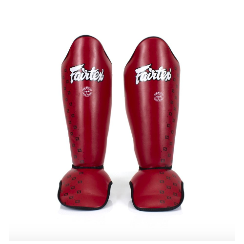 FAIRTEX SP5 Competition Shin Guards - RED (SP5) - Small 