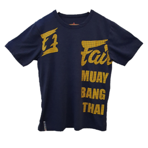 FAIRTEX - T Shirt - Muay Bang Thai - BLUE (TST119) - Small