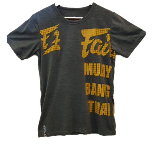 FAIRTEX - T Shirt - Muay Bang Thai - GREY (TST119) - Small