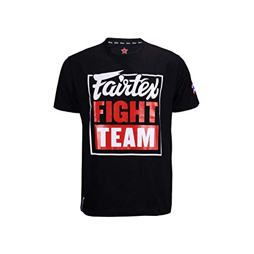 FAIRTEX - T Shirt - Fight Team - BLACK/RED (TST51) - Small 