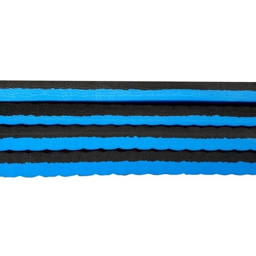 Martial Arts Jigsaw Mat - 30mm - 5 Stripe Finish - Black/Blue