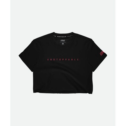 ONE Angela Lee "Unstoppable" Crop Tee - Extra Small