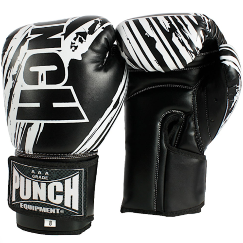 PUNCH - 8oz Youth AAA Boxing Gloves - Black