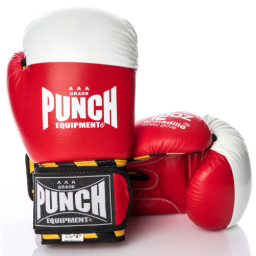 PUNCH - Armadillo Safety Boxing Gloves V30 - Red/16oz