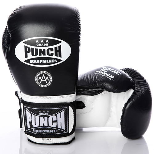 PUNCH - Trophy Getters Boxing Gloves - Black/10oz 