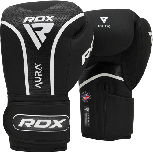 RDX - T17 Aura Plus Boxing Gloves - Black/10oz