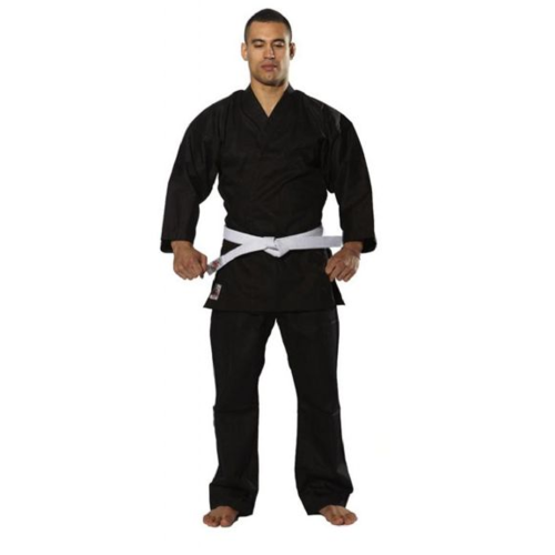 10oz Tanto Karate Gi/Uniform - Black/Size 1 