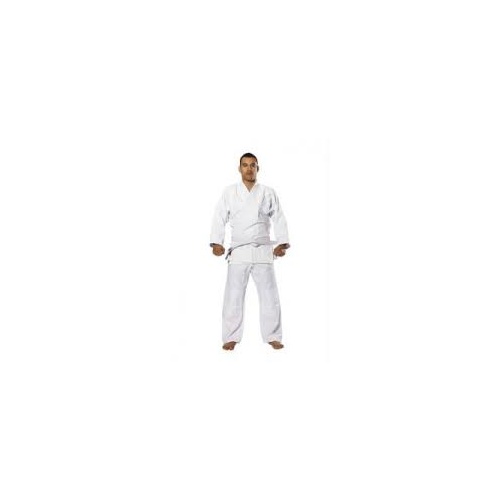 RISING SUN - Ribbed Gengi White 8oz Karate Gi/Uniform - Size 0