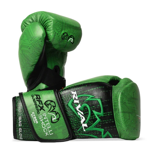 RIVAL BOXING - Power Paddles - Black/Green - 10oz