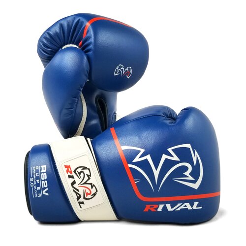 RIVAL BOXING - RS2V Super Sparring Gloves 2.0 - 12oz - Blue