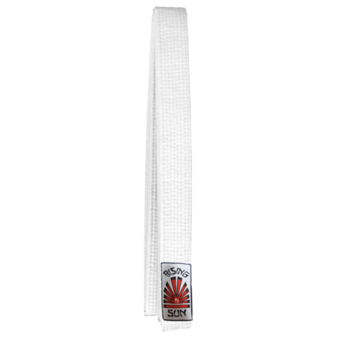 RISING SUN - Cotton White Belt - Size 00/190cm