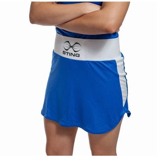 STING - Calibre AIBA Approved Boxing Skort - Blue/Small