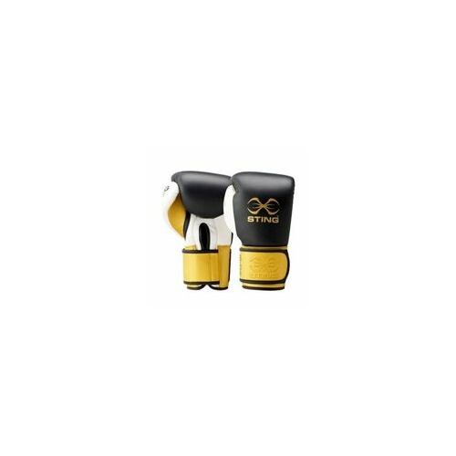 STING - Evolution Bag/Fight Glove - Black/Gold-12oz-Velcro