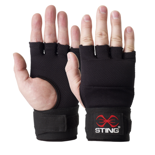 STING - Elasticised Quick Wraps - Black/Extra Large 