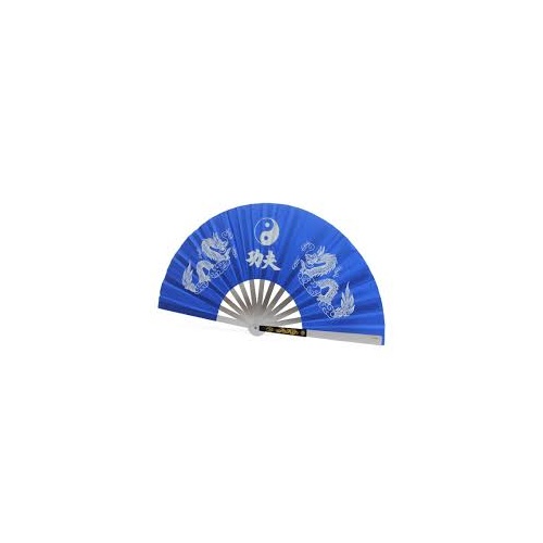 Satin Tai Chi Fan - Steel