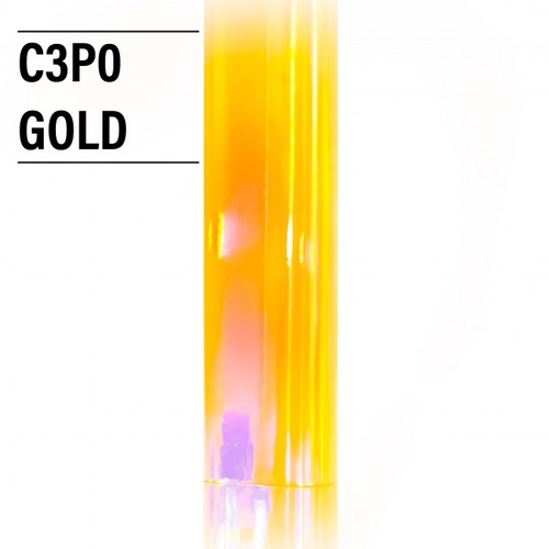 Iridescent Bo with Grip - Extreme Martial Arts Weapon - C3PO Gold/4 Foot