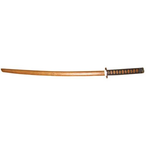 Red Oak Bokken - Braided Handle