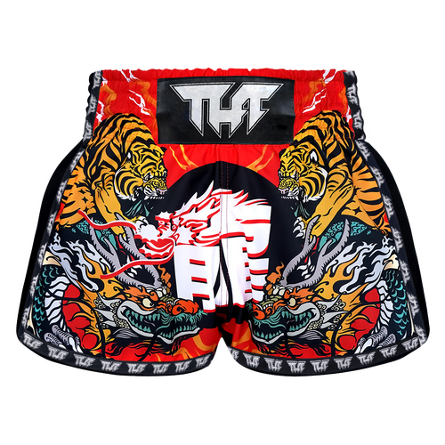 TUFF - Chinese Dragon/Tiger Muay Thai Shorts - Small
