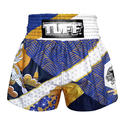 TUFF - 'Majestic Crane' Thai Boxing Shorts - Small