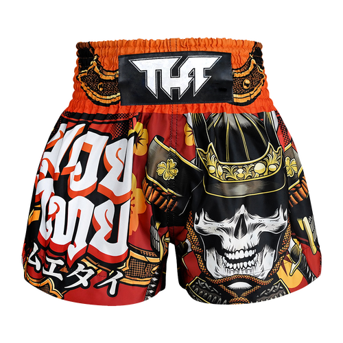 TUFF - Samurai Skull Thai Boxing Shorts - Medium