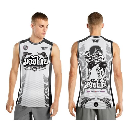 TUFF - 'The Great Hongsa' White Tank Top - Small