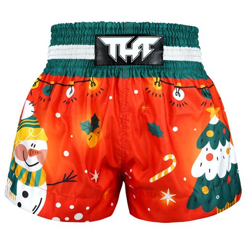 TUFF - Christmas Muay Thai Shorts (Design 1) - Extra Small