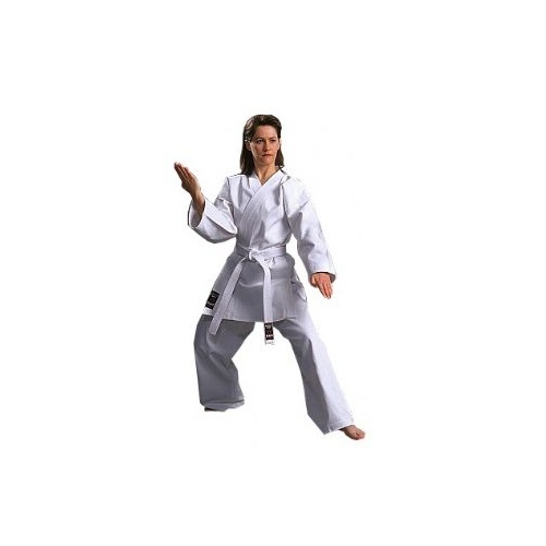 WARRIOR - Silver Label Karate Gi/Uniform (Elastic Waist) - White - Size 7/200cm