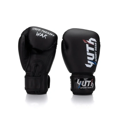 YUTH - Kids Sport Line Boxing Gloves - Black/4oz