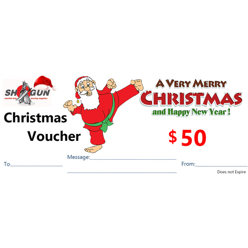 $50 Christmas Gift Voucher / Certificate